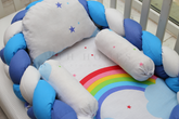 Blue Rainbow - Braided Nest